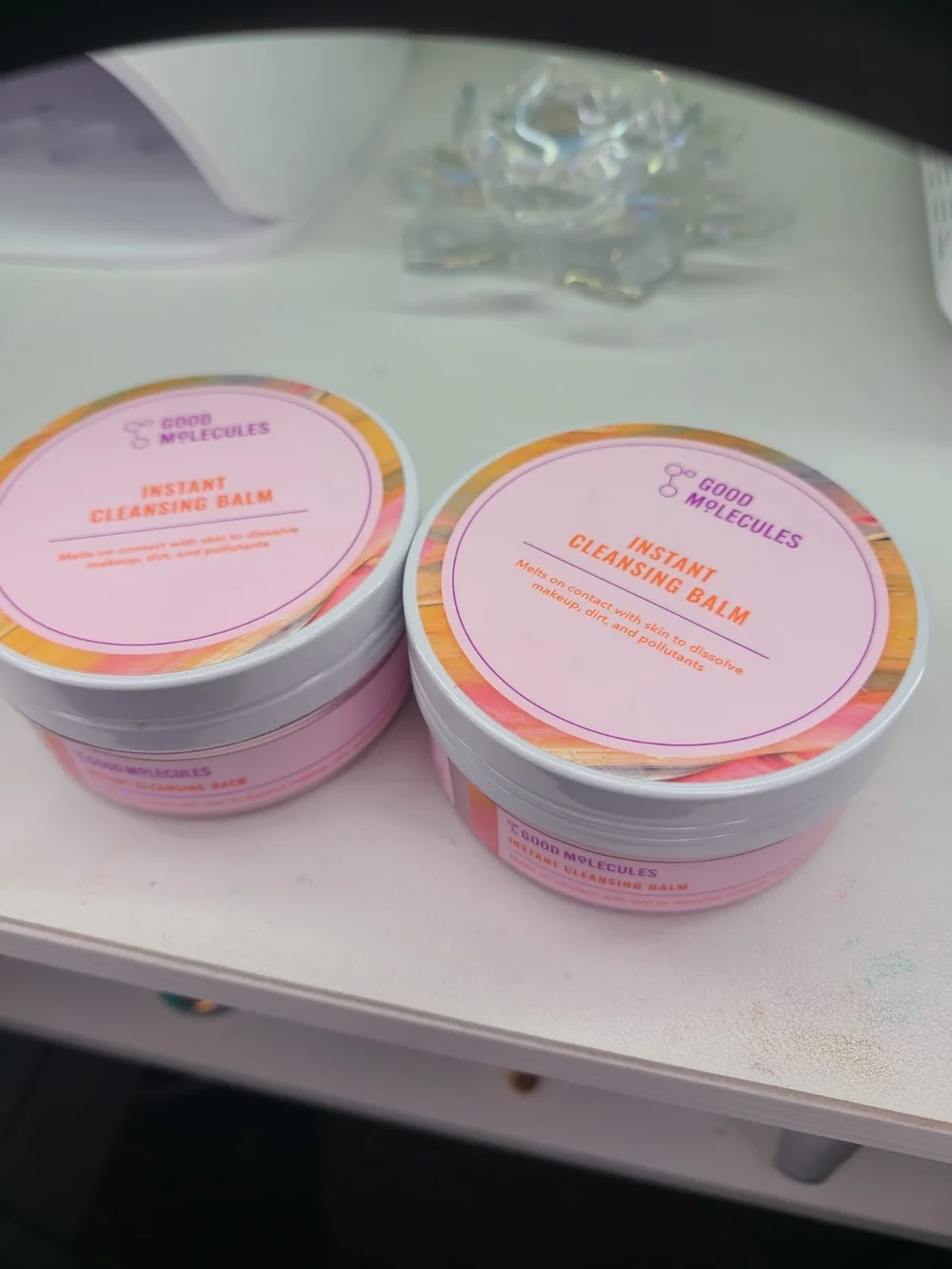 Two Jars of Good Molecules Instant Cleansing Balm - Pink Jar